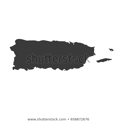 Stock photo: Map Of Puerto Rico