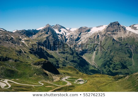 Foto stock: Peak Of Grossglockner High Alpine Road Carinthia And East Tyrol