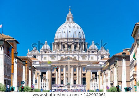 Сток-фото: Statue In St Peter Basilica Vatican