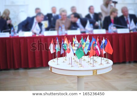 [[stock_photo]]: China And Luxembourg - Miniature Flags
