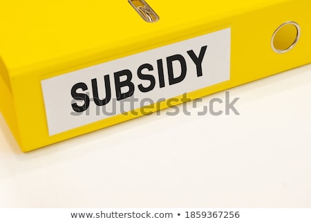 Foto stock: Rent Concept With Word On Folder