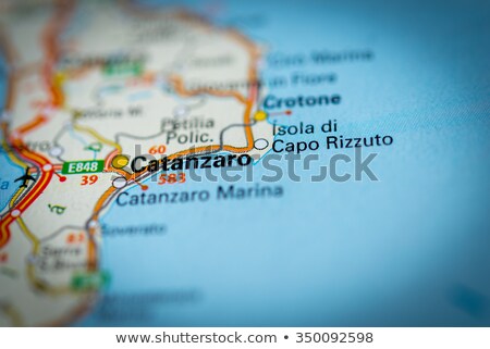 Stock photo: Map Of Italy Catanzaro