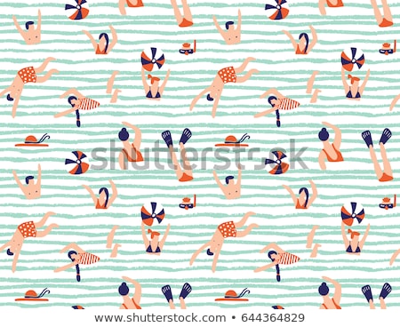 商業照片: Summer Beach Sea Vacation Seamless Pattern