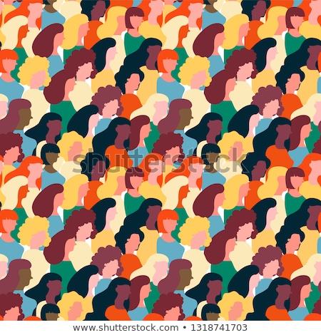 Stock photo: Colored Protest Pattern