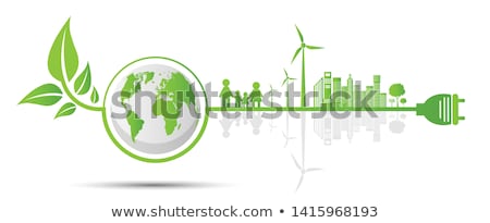 Stock foto: Environmentally Friendly Business Abstract Concept Vector Illustrations