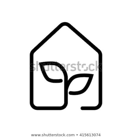 Stock photo: Green House Business Logo