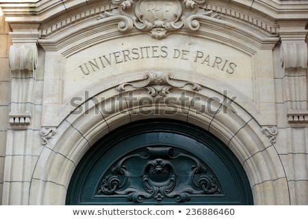 ストックフォト: Paris - Sorbonne University Entrance