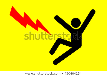 [[stock_photo]]: Electrician Getting A Shock