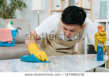 Stok fotoğraf: Guys Cleaning