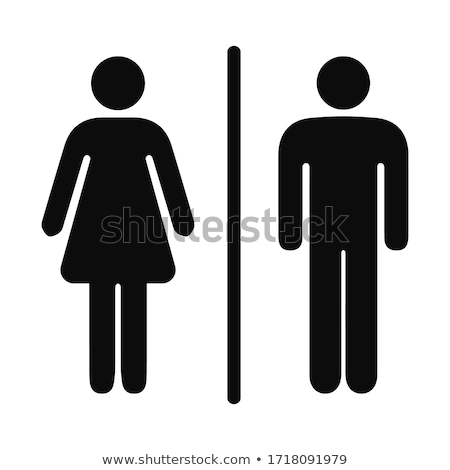 Foto stock: Toilet Symbols Simple