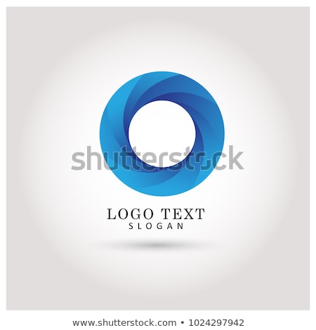 Stockfoto: Colored Swirl Circles Symbols Set Isolated