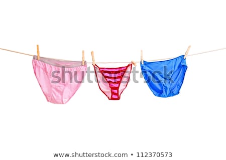 Сток-фото: Womens Panties On The Clothesline