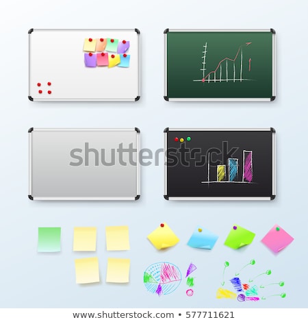 Stok fotoğraf: Illustration Of Magnetic Boards