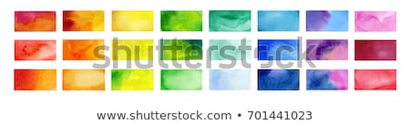 Foto d'archivio: Green And Yellow Watercolor Paint Vector Background