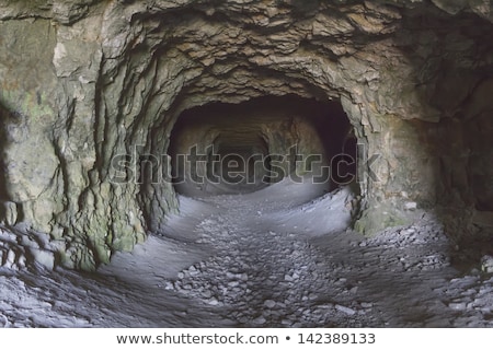 Сток-фото: Old Stone In Cave