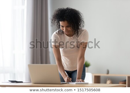 Stock photo: Find A Job Note On Agenda And Pen