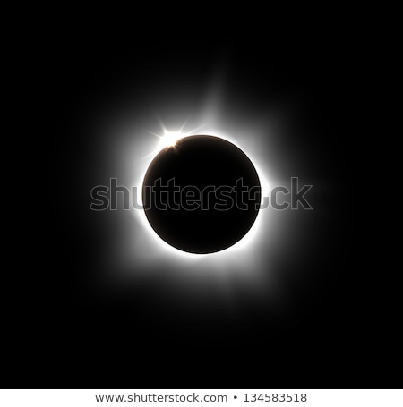 Stock fotó: Abstract Solar Eclipse Eps 10