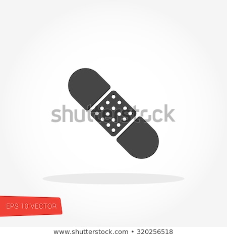 Stock photo: Rounded Icons With Band Aids