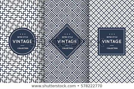 Сток-фото: Set Of Universal Vector Fashion Geometric Seamless Patterns