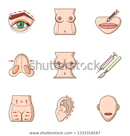 Foto stock: Plastic Surgery Character