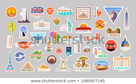 Stock photo: Summer Travel Stickers