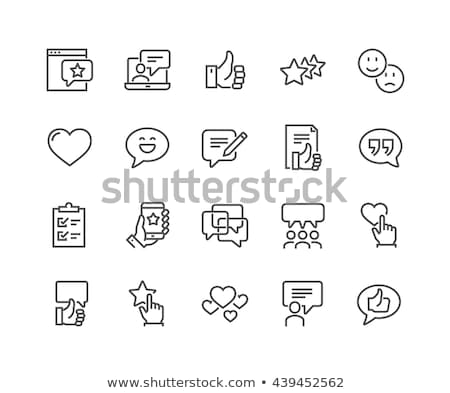 Foto stock: Customer Experience Line Icon