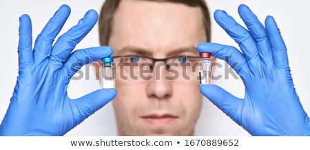 Сток-фото: Pharmacy Banner Image Of Vials With Medical Means