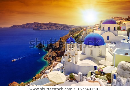 Stock fotó: Santorini Island Greece
