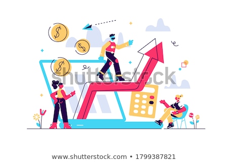 Stock foto: Demand Planning Concept Vector Illustration