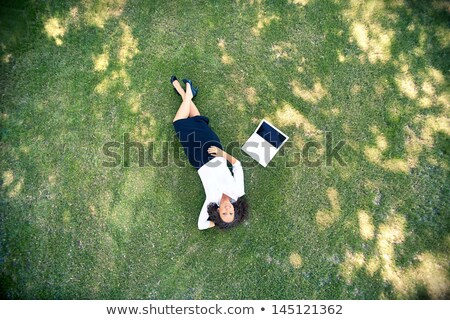 Successful Businesswoman In Grassland Сток-фото © Pressmaster