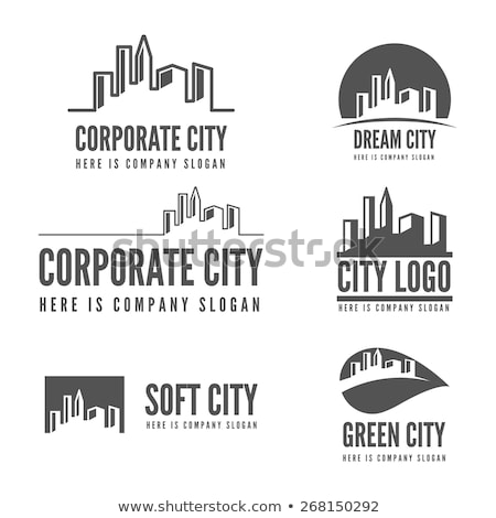 Stok fotoğraf: Abstract Home  Logo For Real Estate Or Architecture Firm