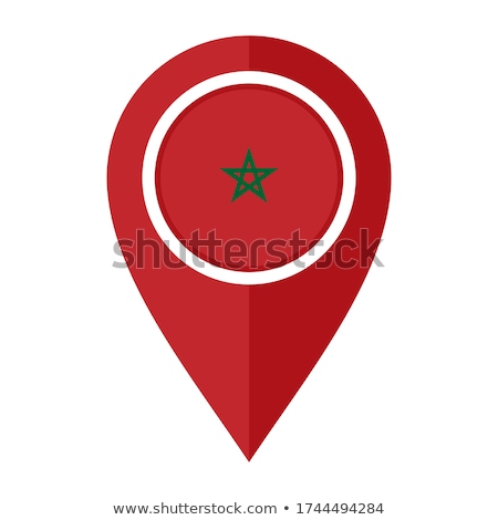 Stockfoto: Morocco Flag Vector Illustration On A White Background