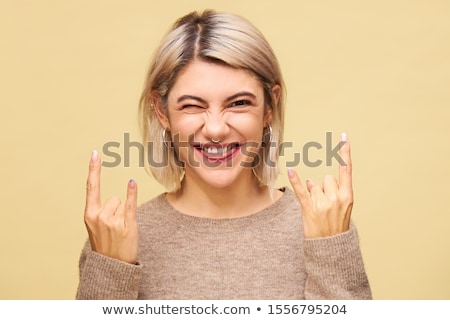 Stockfoto: Happy Rocker Girl