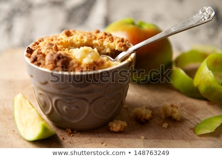 Stock photo: Homemade Sweet Apple Cobbler