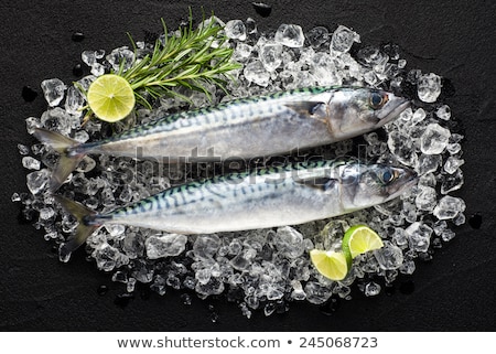 Stock fotó: Close Up Of Whole Limes On Slate Table Top