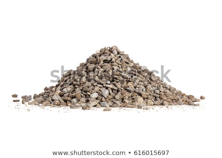 Foto stock: Breakstone Background A Pile Of Crushed Stone