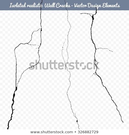 Stock photo: Crack On A Wall