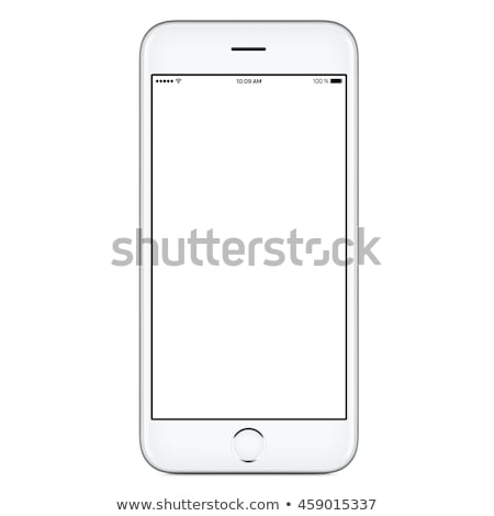 Zdjęcia stock: Smartphone Isolated On White