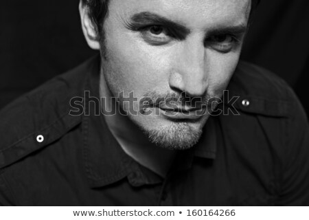 Foto stock: Portrait Of Tough Handsome Guy