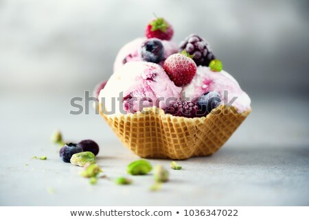 Stockfoto: Raspberry Icecream