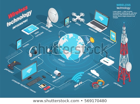 Сток-фото: Wi Fi Scheme