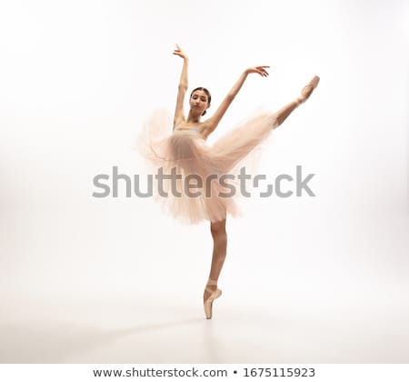 ストックフォト: Young Beautiful Modern Style Dancer Posing On A Studio Background