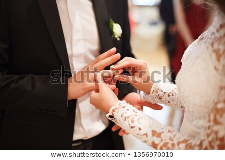 Stock photo: Bridal Couple Close To Each Other