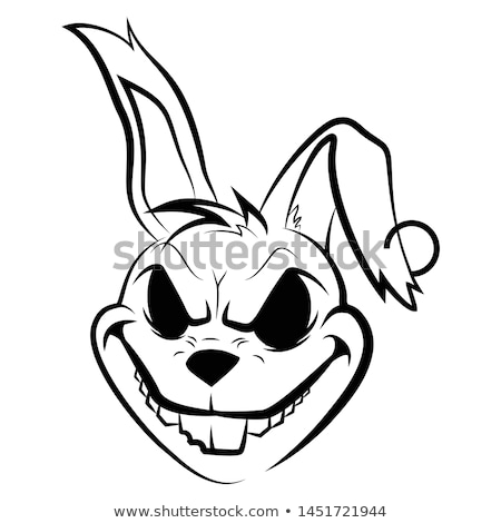 Foto stock: Ugly Bunny Sign