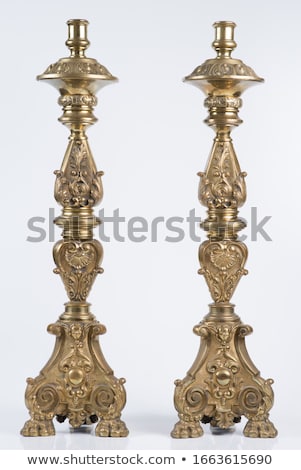 ストックフォト: Gold Candlestick