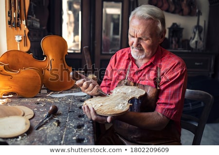 Stockfoto: Craftsman In Workshop