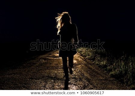 Stock fotó: Frightened Woman