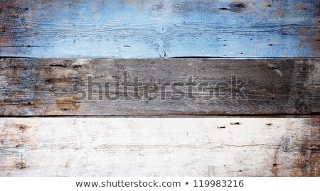 ストックフォト: Estonia Flag On Wood Texture