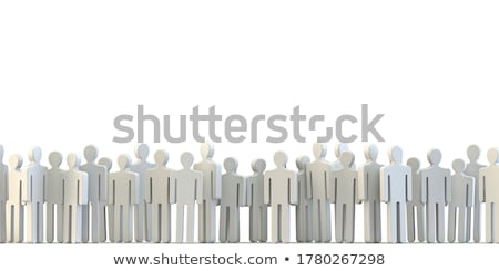 3d White Business People Team Concept Foto stock © djmilic