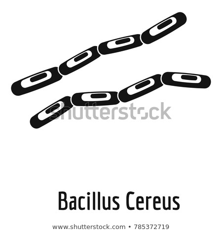 Stock photo: Bacteria Bacillus Cereus Icon Vector Illustration